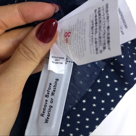 Crewcuts 2 PIECE GIRLS SET Navy polka dot blouse & Skirt Set - Picture 7 of 12